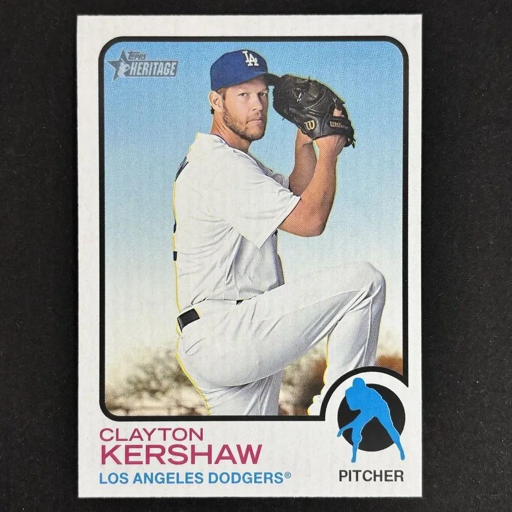 2022 Topps Heritage Player Icon Swaps Variation Clayton Kershaw SSP Case Hit